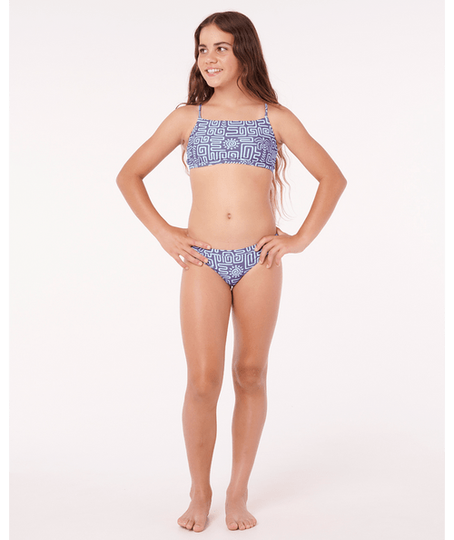 Sunset Luau 3 Piece Set - Blue Sunset Luau 3 Piece Set - Blue