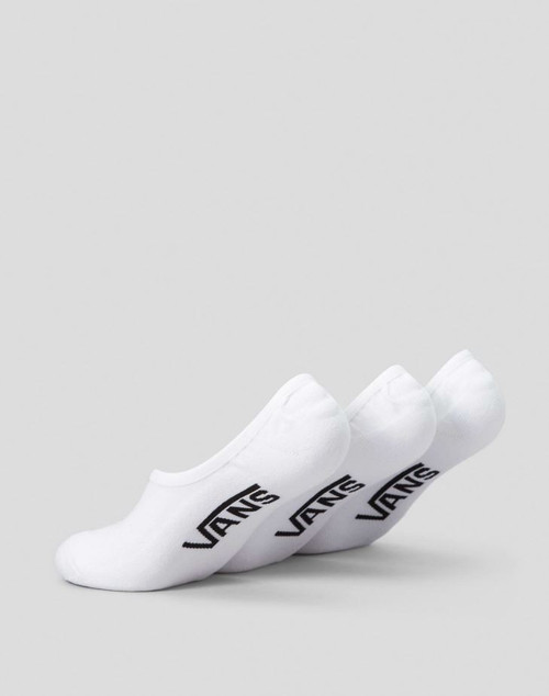 Classic No Show Socks 3 Pack - White