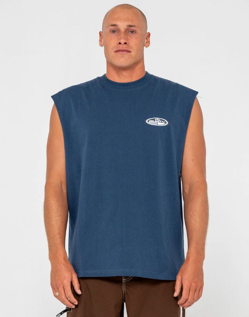 Faden Heavy Boxy Muscle - China Blue