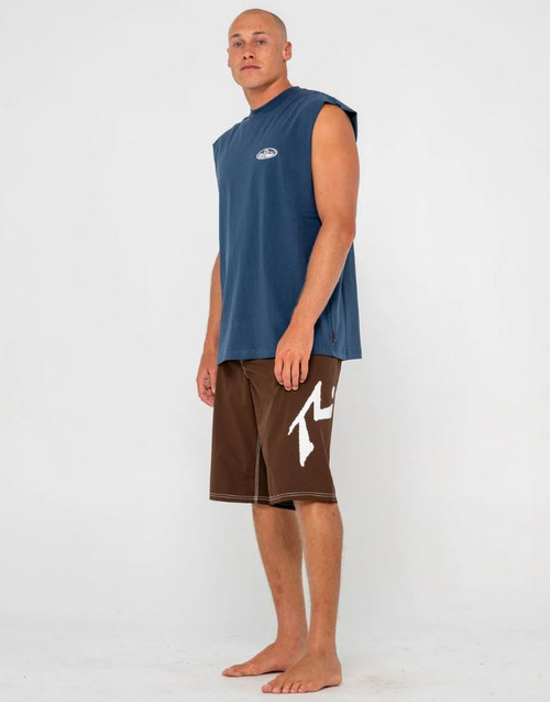 Faden Heavy Boxy Muscle - China Blue