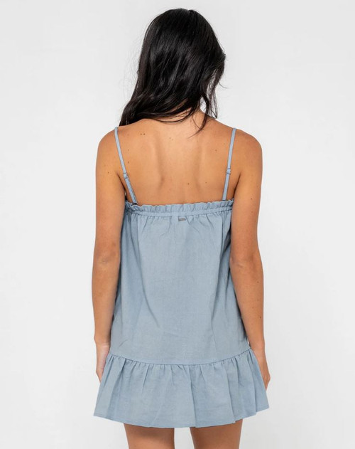 Mary Weather Mini Dress - Retro Blue