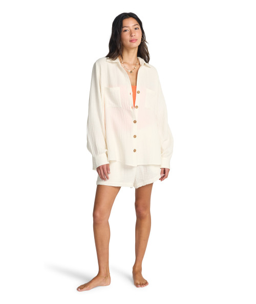 Sweet Swell Long Sleeve Shirt - Salt Crystal