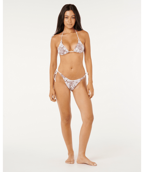 Aloha State Skimpy Tie Side Bikini Bottom - Brown