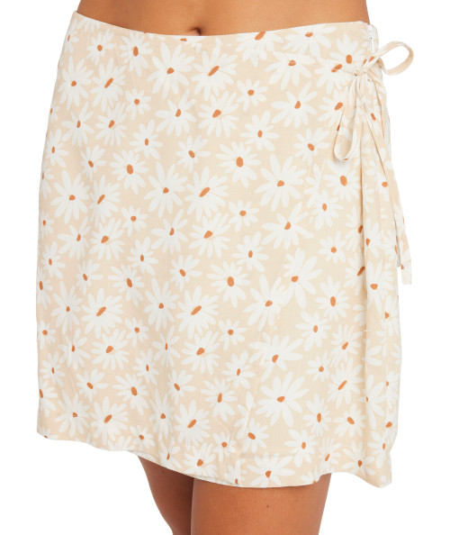 Dream Big Flora Mini Skirt - Natural