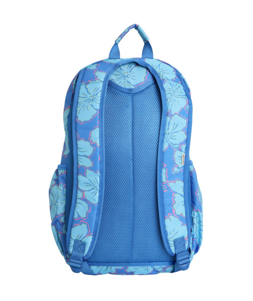 Girls Happy Hibiscus Roadie Jr Backpack - Tidal Blue
