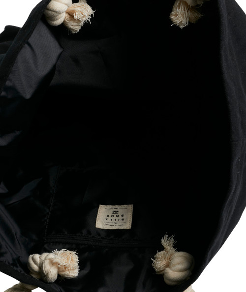 Society Beach Tote Bag - Black