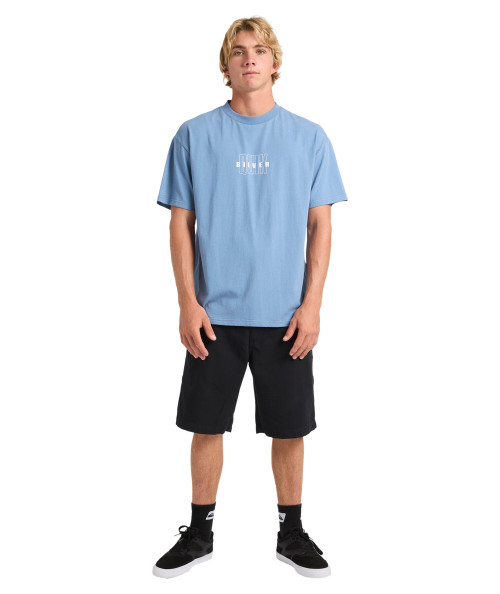 Blurred Lines T-Shirt - Coronet Blue