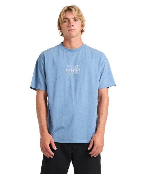 Blurred Lines T-Shirt - Coronet Blue