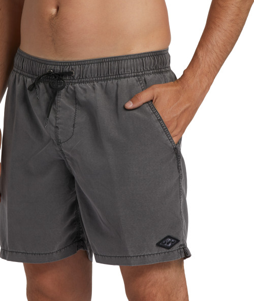 All Day Overdye Layback 17" Boardshorts - Black