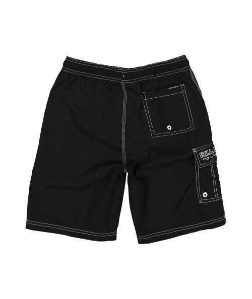 Boys 0-7 Groms Throw On Boardshorts - Black