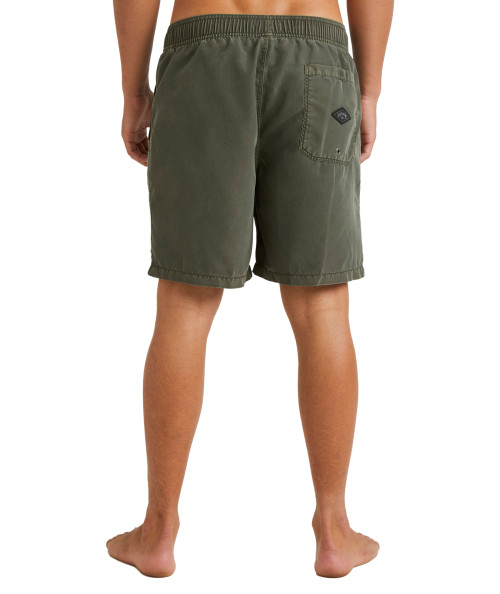 All Day Overdye Layback 17" Boardshorts - Dark Military