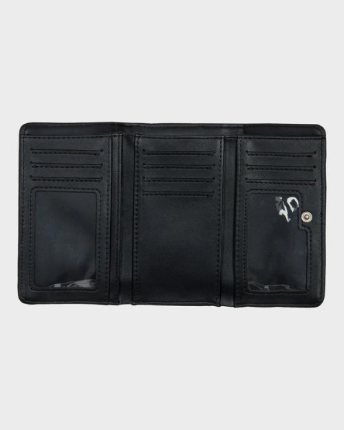 Crazy Diamond Leather Wallet - Anthracite