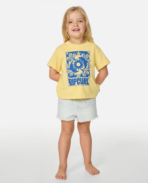 Sun Swell Dolphin Tee - Yellow