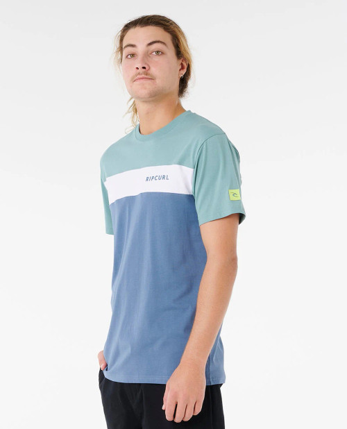 Undertow Panel Tee - Bluefin