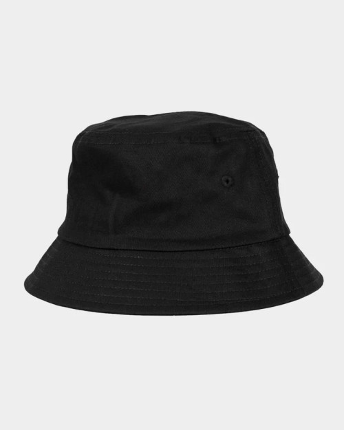 Classic Dot Patch Men's Bucket Hat - Black
