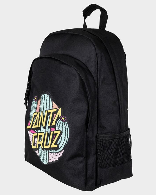 Cactus Dot Girls Backpack Black
