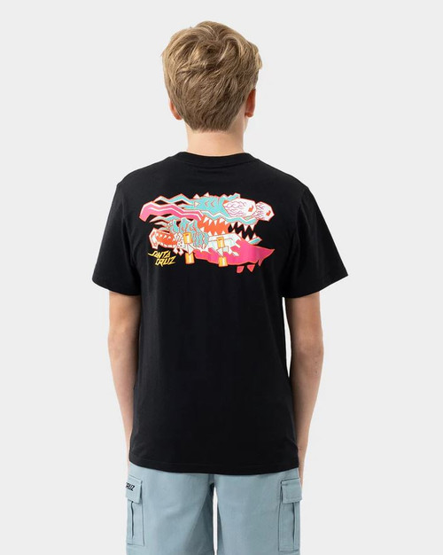 Meek Scratched Slasher Boys T-shirt Black