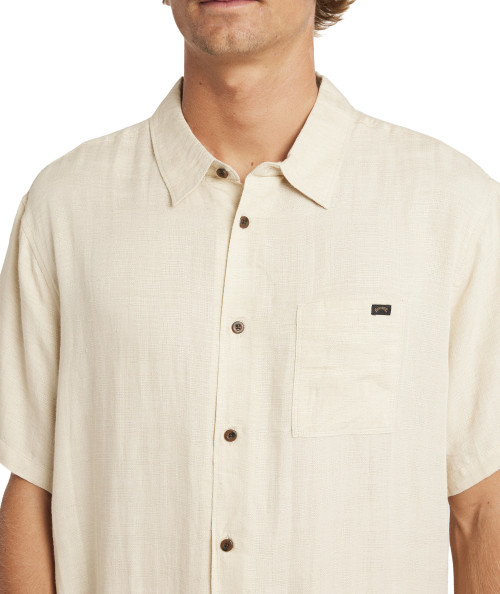 Ricardo Short Sleeve Shirt - Oat