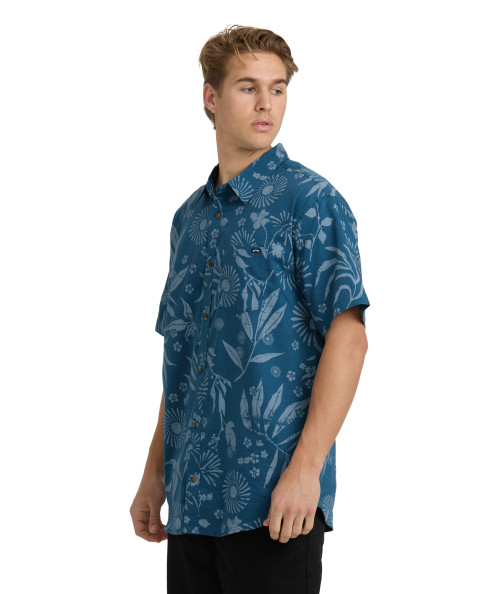 Sundays Short Sleeve Shirt - Blue