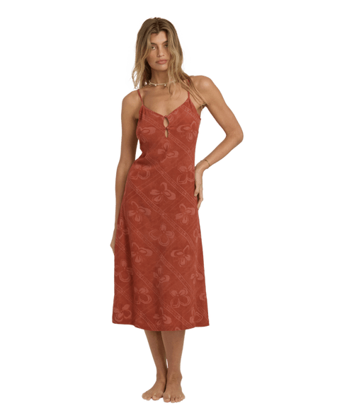 Soul Mate Midi Dress - Red