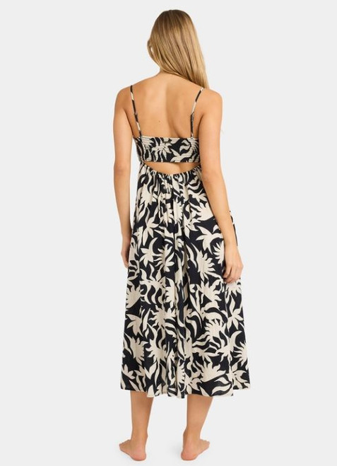 By My Side Island Heat Dress - Black and White