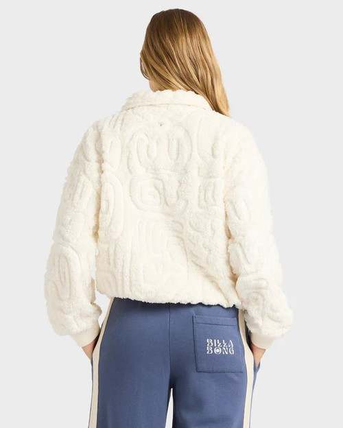 Le Love Half Zip Pullover - Salt Crystal