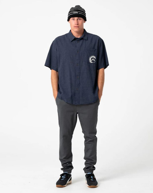 Hook Out Slim Fit Elastic Pant - Black