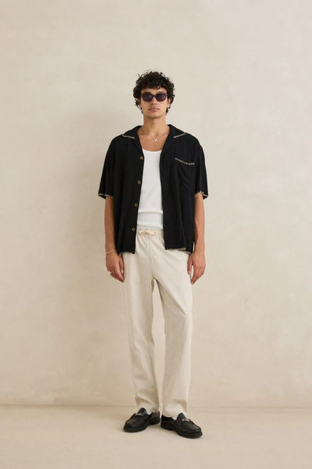 Linen Jam Pant - Bone