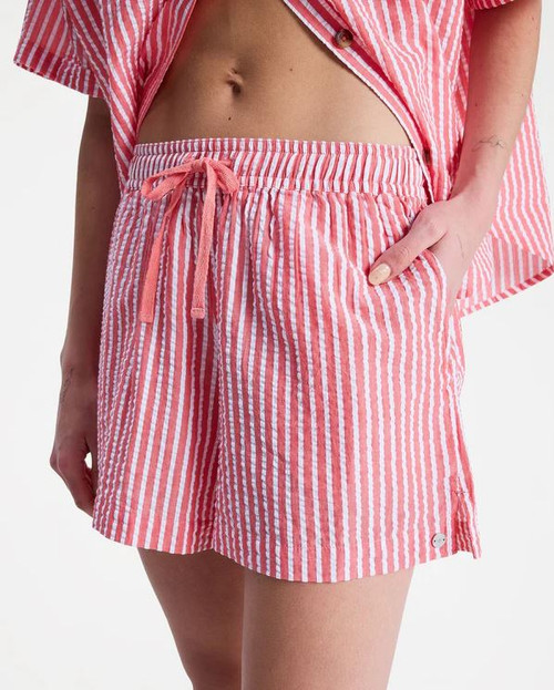 Lekeito Break High Stripe Beach Shorts