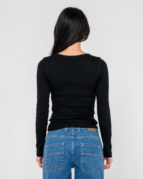 Essentials Long Sleeve Tee - Black