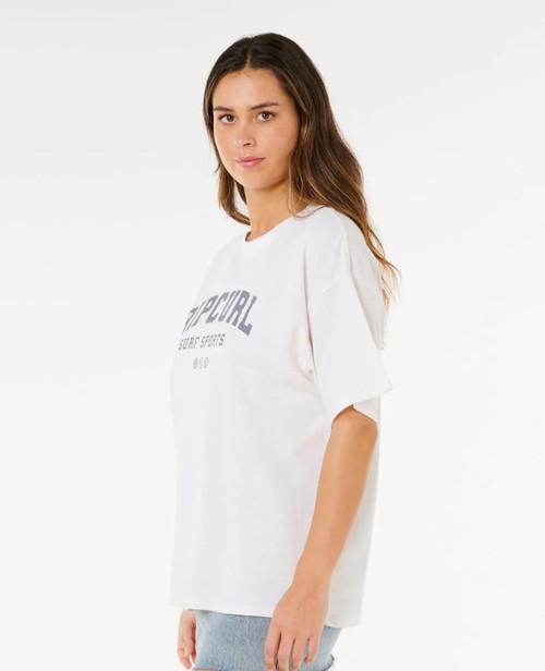 Varsity Sports Heritage Tee - White