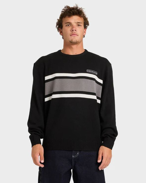 Spec 73 Panel Sweater - Black