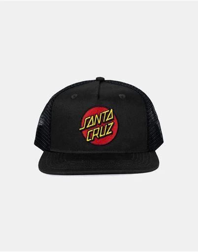 Classic Dot Trucker Cap - Black