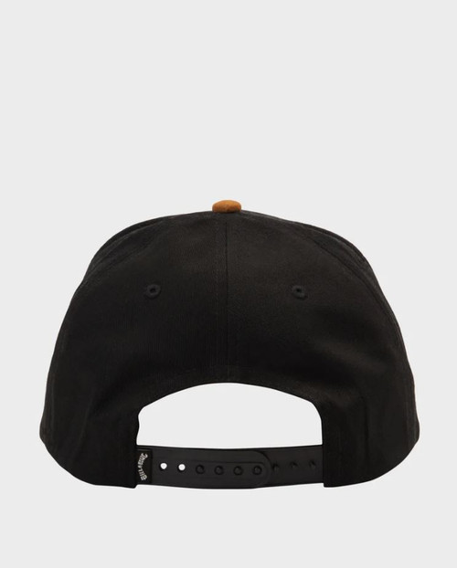 Stacked Snapback - Black and Tan