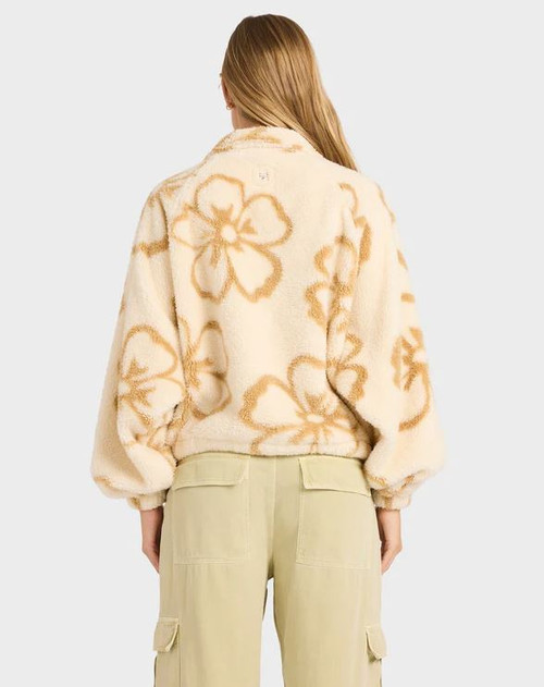 Last Time Half Zip Pullover - White Cap