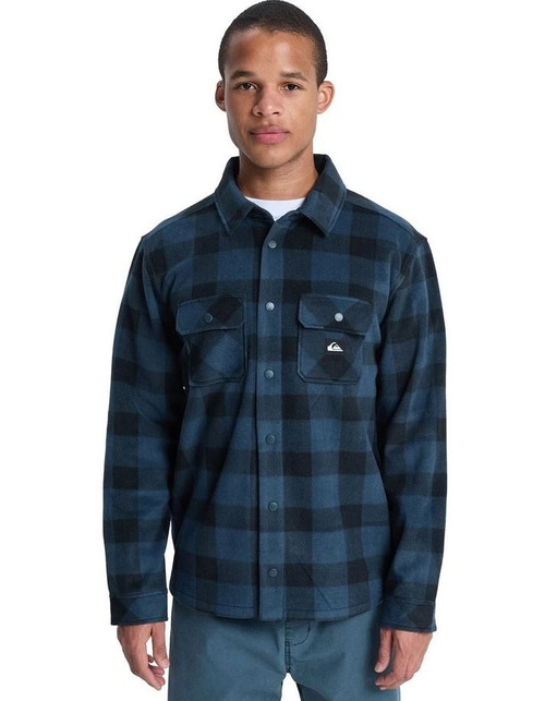 Being Straight Check Shirt - Dark Navy