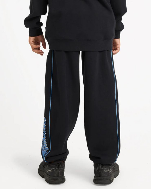 Panelled Trackpants - Black