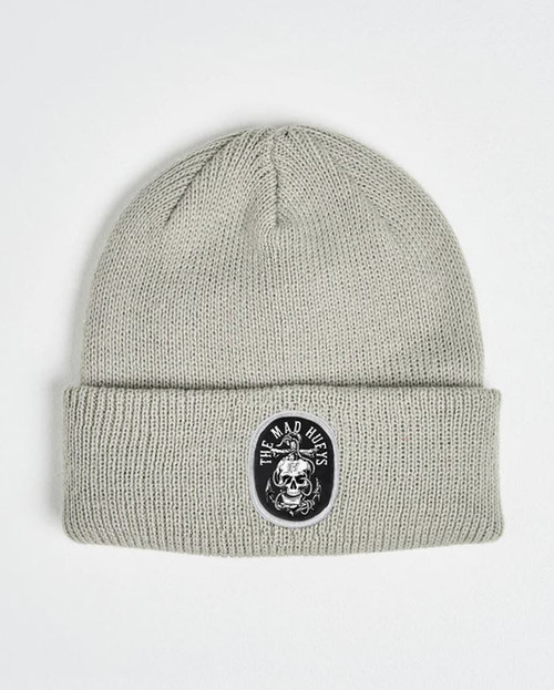 Rope Skull Anchor Relaxed Beanie - Green