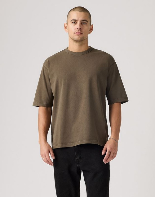 Heavy Weight Loose Tee - Maitake Brown