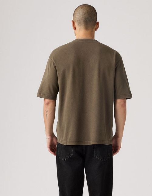 Heavy Weight Loose Tee - Maitake Brown