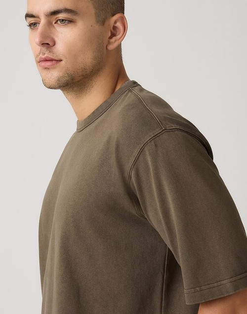 Heavy Weight Loose Tee - Maitake Brown