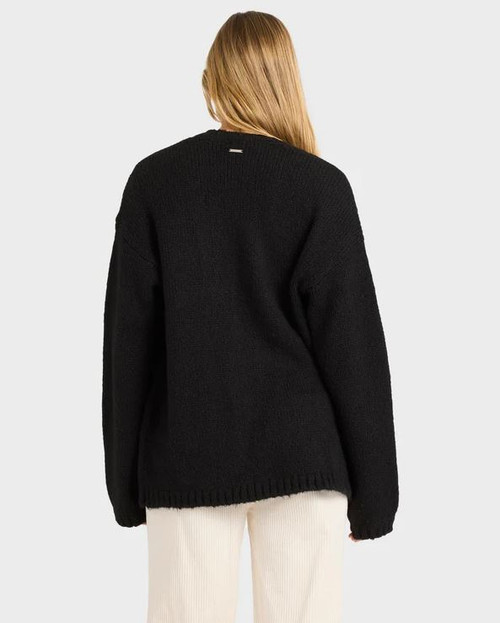 Soft Sun Cardigan - Black Pebble