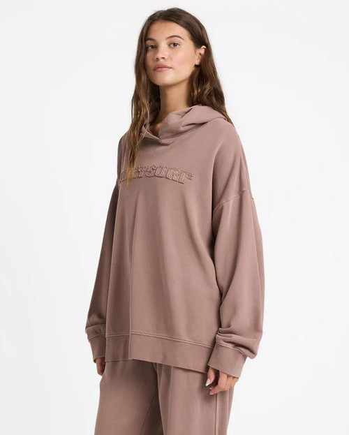 Steppin Up Pullover Hoodie - Mocha