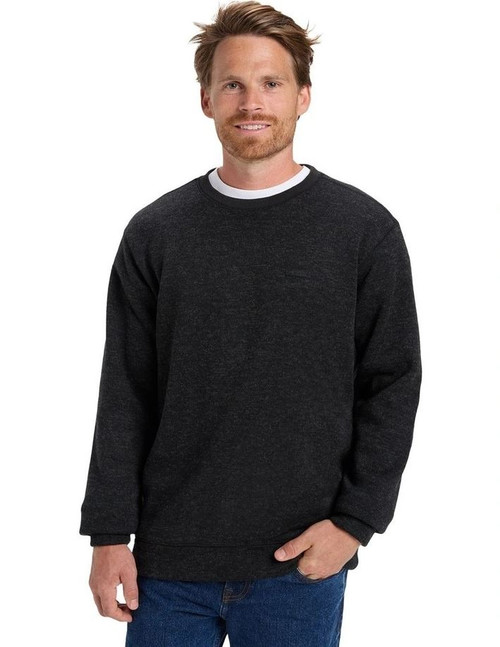 Keller Crew Neck Top - Black Heather