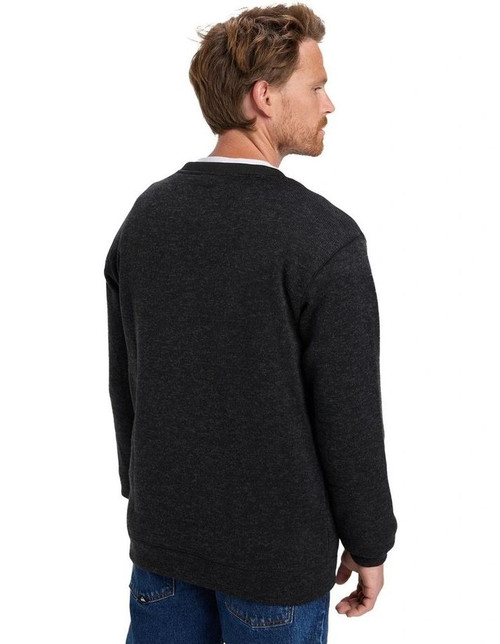 Keller Crew Neck Top - Black Heather
