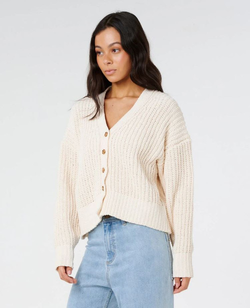 Neon Isles Cardigan - Off White