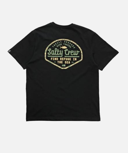 Border Fill Classic SS Tee - Black