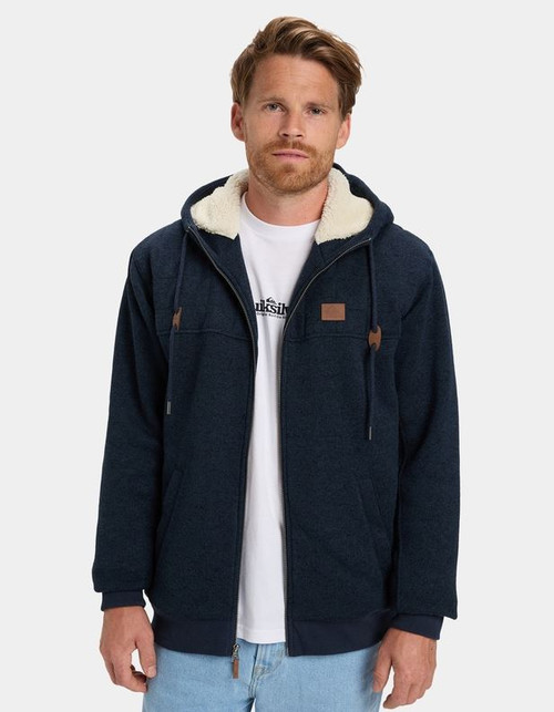 Cypress Keller Zip Up Hoodie - Dark Navy Heather