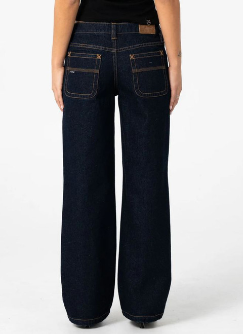 Suzy Straight Low Rise Jean -Raw Dog