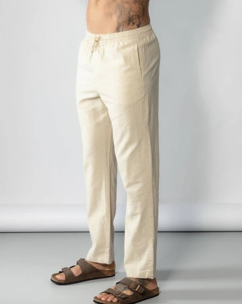 Linen Jam Pants - Bone